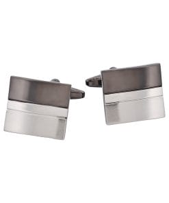 Gun Metal/Rhodium plated Cufflinks