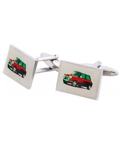 Alternative view of Mini Car Screen Print Cufflinks