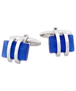 Sky Blue Cat’s Eye Cufflinks