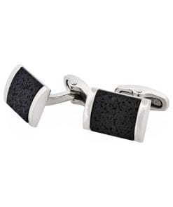 Alternative view of Stainless Steel & Granite Cufflinks
