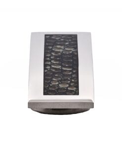 Alternative view of Stainless Steel & Snake Skin Print Money Clip