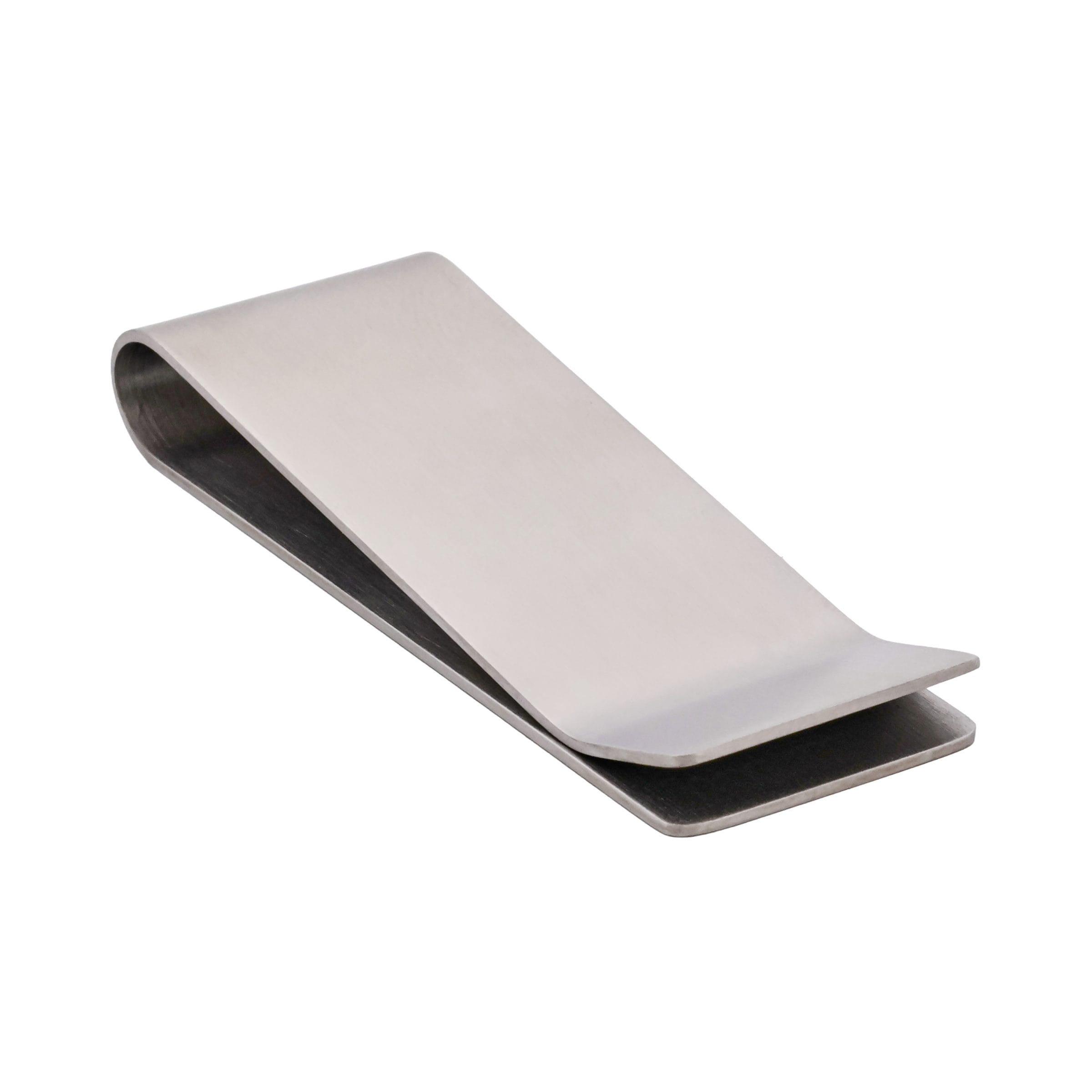 500-151 | Cudworth Close-up of a silver metal stapler angled diagonally, showing its curved top and base edge.