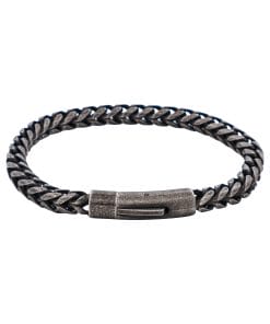 Ion Antique Plated Link Stainless Steel Chain Bracelet