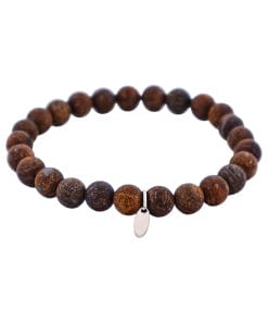 Savage Bronzite Stone Bead Bracelet