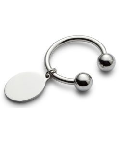 Alternative view of Stainless Steel Keyring with Tag