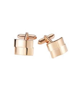 Alternative view of Light Rose Gold Plated Cufflinks