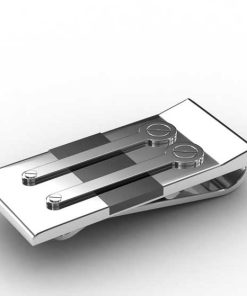 Alternative view of Stainless Steel Ion Plated Black Industrial Money Clip