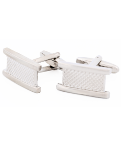 Alternative view of Rhodium Plated Cufflinks