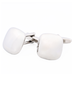Alternative view of Rhodium Plated Cufflinks