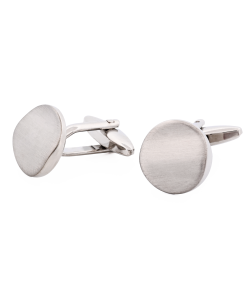 Alternative view of Rhodium Plated Cufflinks