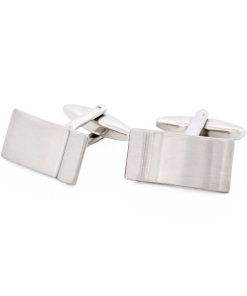 Alternative view of Rhodium Plated Cufflinks