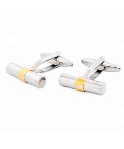 Alternative view of Rhodium Gold Plated Cufflinks