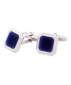 Alternative view of Blue Enamel Cufflinks
