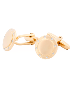 Alternative view of Rhodium Gold Plated Cufflinks