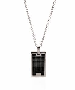 Alternative view of Stainless Steel Mesh Pendant