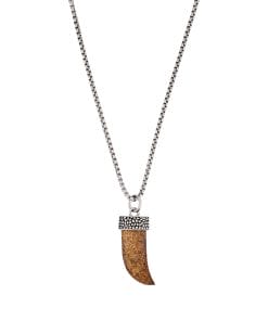 Bronzite Shark S Tooth Pendant