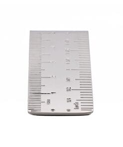 Stainless Steel Ruler M Clip
