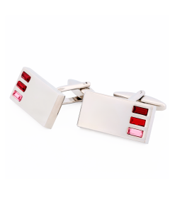Alternative view of Pink Crystal Cufflinks