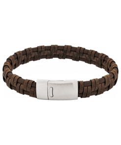 Braided Italian Leather Bracelet