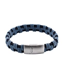 Braided Italian Leather Bracelet