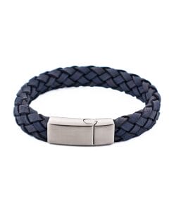 Grey Leather Bracelet