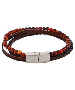 Multi Strand Leather Bracelet