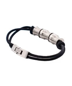 Alternative view of Stainless Steel Beaded Bracelet