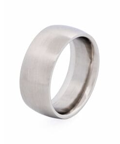 Brushed Stainless Steel Band Ring