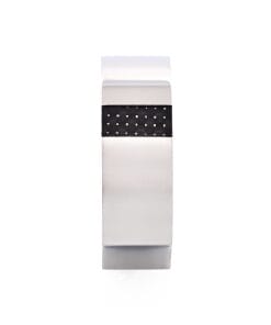 Polished Stainless Steel Ring & Carbon Fibre Ring