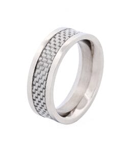 Stainless Steel Ring with Fibreglass Centre
