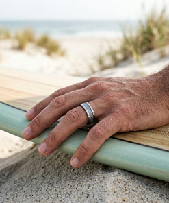 Alternative view of Stainless Steel Ring with Fibreglass Centre