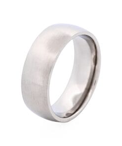 Brushed Stainless Steel Band Ring