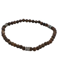 Small Bronzite Bead Bracelet