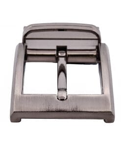 Alternative view of Brush Gun Metal Reversible Belt Buckle