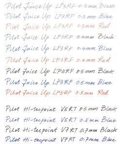 Alternative view of Pilot LP3RF Juice Up Refill, Red / 0.5mm
