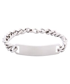 Stainless Steel ID Bracelet (Blank Name Plate)