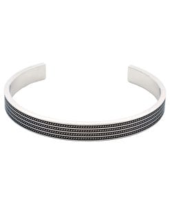 Ion Plated Gun Metal/Steel Cuff