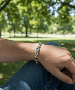 Alternative view of Stainless Steel Chain Bracelet