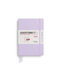 Weekly Planner & Notebook Medium (A5) 2026, Lilac