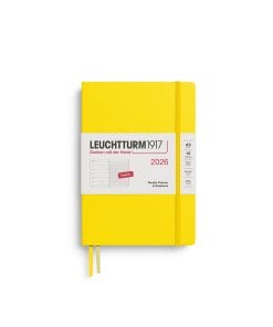Weekly Planner & Notebook Medium (A5) 2026, Lemon