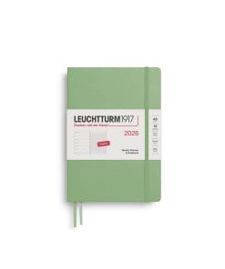 Weekly Planner & Notebook Medium (A5) 2026, Sage