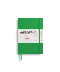 Weekly Planner & Notebook Medium (A5) 2026, Spring Leaf