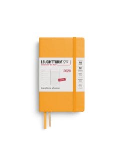 Weekly Planner & Notebook Pocket (A6) 2026, Rising Sun
