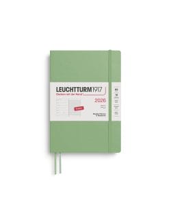 Weekly Planner & Notebook Medium (A5) 2026, Softcover, Sage
