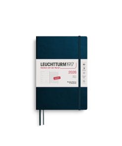Weekly Planner & Notebook Medium (A5) 2026, Softcover, Deep Sea