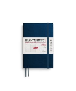 Weekly Planner & Notebook Paperback (B6+) 2026, Softcover, Deep Sea