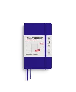 Weekly Planner & Notebook Pocket (A6) 2026, Softcover, Ink