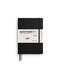 Weekly Planner Medium (A5) 2026, Black