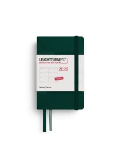 Weekly Planner Mini (A7) 2026, Forest Green