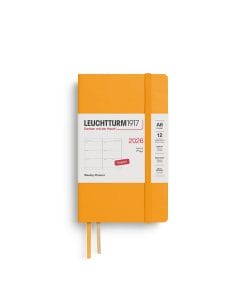 Weekly Planner Pocket (A6) 2026, Softcover, Rising Sun